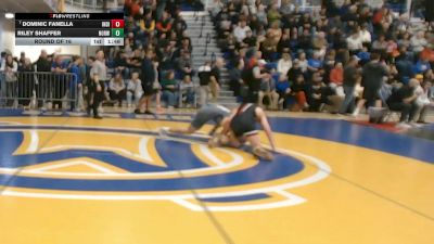 172 lbs Round Of 16 - Dominic Fanella, Indiana vs Riley Shaffer, Norwin