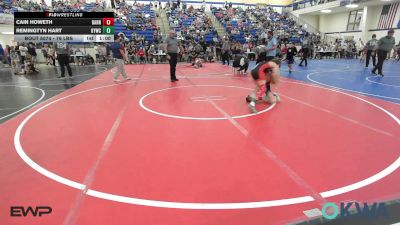 76 lbs Consolation - Cain Howeth, Barnsdall Youth Wrestling vs Remingtyn Hart, Kiefer Youth Wrestling Club