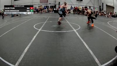 285 lbs Round 4 (6 Team) - Caleb Tyler, Team Shutt Garnett Trained vs Jacob Brengolini, Front Royal WC