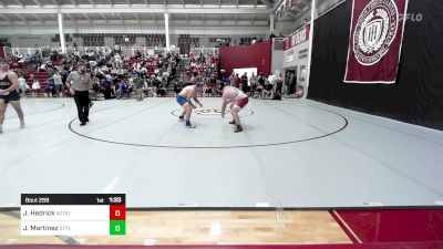 215 lbs Round Of 16 - Jackson Hedrick, Metrolina Christian vs John Martinez, St. Paul's School