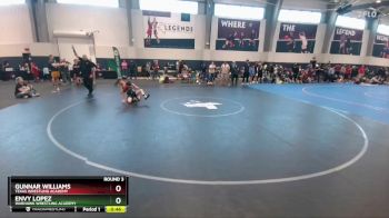95 lbs Round 3 - Envy Lopez, Warhawk Wrestling Academy vs Gunnar Williams, Texas Wrestling Academy