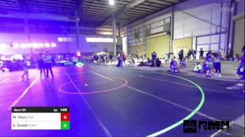 130 lbs Rr Rnd 3 - Mikael Hays, Mwc vs Ben Sweet, Pomona WC