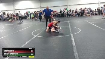 92 lbs Round 1 (4 Team) - Jake Garza, Daniel Cormier WA vs Brady Zabriskie, Mat Assassins Red