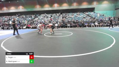 215 lbs Quarterfinal - Leimana Fager, Corner Canyon vs Kevin Rodriguez, St John Bosco