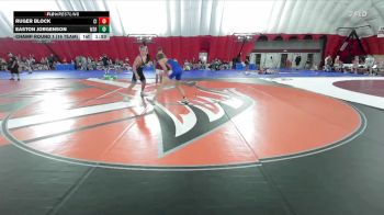 150 lbs Champ Round 1 (16 Team) - Ruger Block, Cambridge-Isanti Blue vs Easton Jorgenson, Waverly-Shell Rock