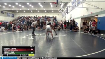 152 lbs Champ. Round 2 - Adrian Ruiz, Colony High School vs Joseph Armas, Bishop Amat High School