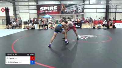 74 kg Consi Of 16 #2 - Carter Chase, Ohio Regional Training Center vs Cooper Voorhees, Wyoming Wrestling Reg Training Ctr