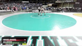 140 lbs Cons. Round 2 - Gregory Johansen, Askeo International Mat Club vs Ron Newman, Gig Harbor Grizzlies Wrestling Club