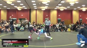 118 lbs Round 2 (6 Team) - Roseangel Verrett, MN ALL Star vs Sydney Stieb, Untouchables