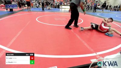 70 lbs Semifinal - Bennett Dawson, Raw Wrestling Club vs Abel Glover, Brushy Wrestling Club