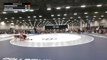 106 lbs Cons. Sub-rd Of 64 - Hayden Bessette, Amped Wrestling Club vs Riley White, Empyre Wrestling Club