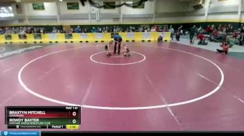 40 lbs Semifinal - Braxtyn Mitchell, Governors vs Blake Polivka, Watford City Wolves