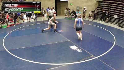 107-117 lbs Round 2 - Brylee Gavilanez, Fremont Wrestling Club vs Alexis Wood, Carbon Wrestling