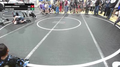 67 lbs Rr Rnd 1 - Andrew Johnson, Pitbull Wrestling Academy vs Able Ridge, Sperry Wrestling Club