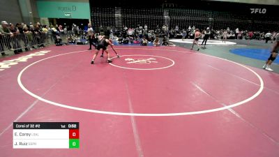 120 lbs Consi Of 32 #2 - Ethan Carey, Los Alamitos vs Justin Ruiz, Spanish Springs