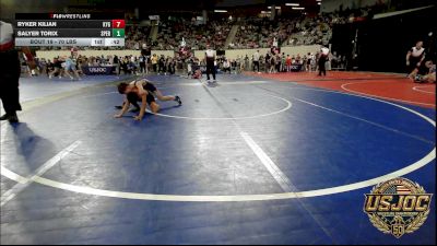 70 lbs Round Of 16 - Ryker Kilian, Kansas Young Guns vs Salyer Torix, Sperry Wrestling Club
