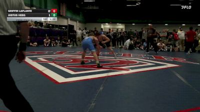 157 lbs Semifinal - Griffin LaPlante, NY vs Justus Heeg, IL