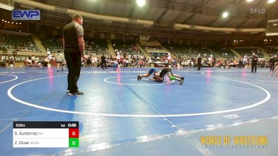 83 lbs Consi Of 8 #2 - Sebastian Gutierrez, RedWave Wrestling vs Zavier Olver, Mat Assassins