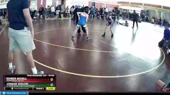 76 lbs Round 2 - Jordan Avalon, LV Bear Wrestling Club (Spring vs Kimber Bissell, Pahranagat Valley