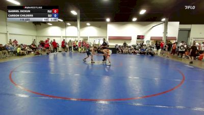 115 lbs Gabriel Dickun, Pennsylvania Red vs Carson Childers, Iowa Red