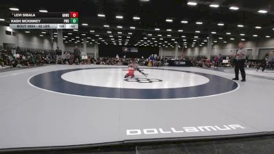 62 lbs Cons. Quarters - Levi Sibala, Greater Heights Wrestling Club vs Kash McKinney, Powerhouse Wrestling Club