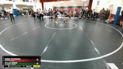 113 lbs Cons. Round 2 - Dylan Brink, Campbell County vs Jesse Peterson, Mountain View