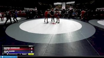 132 lbs Round 1 (16 Team) - Damien Rodriguez, TCWA vs Noah Alamo, LAWA