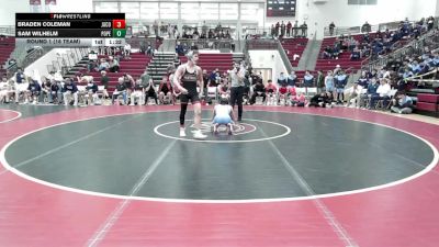 150 lbs Round 1 (16 Team) - Braden Coleman, Jackson County vs Sam Wilhelm, Pope