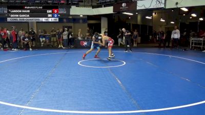 115 lbs Cons. Sub-quarters - Landon Haub, Salem Lions Wrestling Club vs Devin Garcia, Suples Wrestling Club