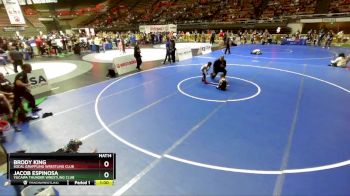 40 lbs 3rd Place Match - Jacob Espinosa, Yucaipa Thunder Wrestling Club vs Brody King, Socal Grappling Wrestling Club