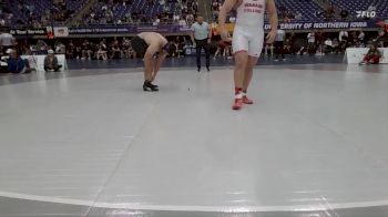 285 lbs Finals (2 Team) - Braydon Hoffman, Cornell College vs Titus Waters, Wabash