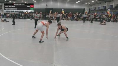165 lbs Cons. Sub-quarters - Jack Brown, Moen Wrestling Academy vs Owen Dennis