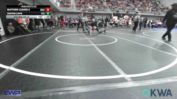 76 lbs Round Of 16 - Matthew Lesher II, Mojo Grappling Academy vs Zavion Love, Pitbull Wrestling Academy