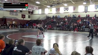 115 lbs Quarterfinal - Alivia White, West Delaware vs Stella Houselog, Dubuque Hempstead