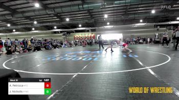 135 lbs Round Of 32 - Ascensio Petricca, MTC vs Jacob Nicholls, Verdigris Youth Wrestling