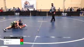 62 lbs Prelims - Evan Heinz, West Shore W.C. vs Carter Ickes, Orchard W.C.