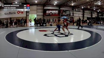 79 kg Champ. Round 1 - Braidon Woodward, New York vs Liam Gil-Swiger, Lehigh Valley Wrestling RTC