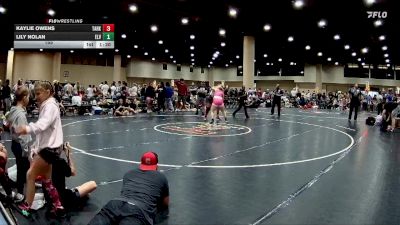 155 lbs Round 2 (4 Team) - Kaylie Owens, Team Arkansas vs Lily Nolan, Elevation WC