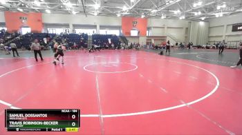 184 lbs Cons. Round 2 - Samuel DosSantos, Wesleyan (CT) vs Travis Robinson-Becker, Brockport