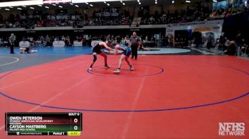 140 lbs Cons. Semi - Cayson Mastberg, Palmer High School vs Owen Peterson, Student Wrestling Development Program