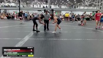 115 lbs Round 2 (6 Team) - Brayden Wainorek, North Carolina vs Solomon Johns, Steller Trained Mantis