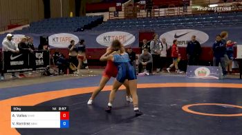 50 kg Consolation - Arelys Valles, Grand View Wrestling Club vs Vannessa Ramirez, McKendree Bearcat Wrestling Club