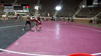 125 lbs Cons. Semi - Noah Krauss, Unattached vs Ahmed Daoud, Rome