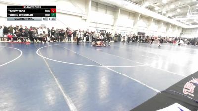 144 lbs Quarterfinal - Krew Venz, Morgan vs Quinn Workman, Mountain View