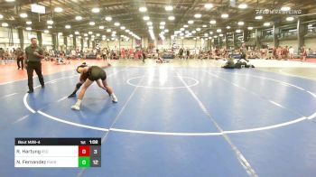 126 lbs Rr Rnd 1 - Ryan Hartung, Red Nose Wrestling Club vs Niko Fernandez, PuebLocos