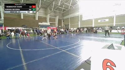 57 lbs Semifinal - Aurora Becerra, Maximus Wrestling Team vs Remington Ovard, Evanston Elite Wrestling