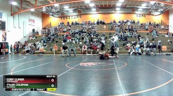 113 lbs Semifinal - Cory Climer, Centerburg vs Tyler Coleman, Hillsdale