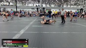 92 lbs Round 2 (6 Team) - Cade Riddle, North Carolina vs Cael Muller, Steller Trained Mantis
