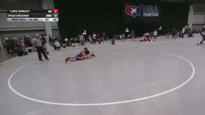 115 lbs Cons. Sub-rd Of 16 - Luke Kenealy, Askren Wrestling Academy vs Ryan Crocker, Open Mats Wrestling Club