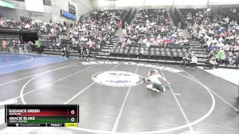 4A 130 lbs Champ. Round 1 - Gracie Blake, Green Canyon vs Kadance Green, Ridgeline